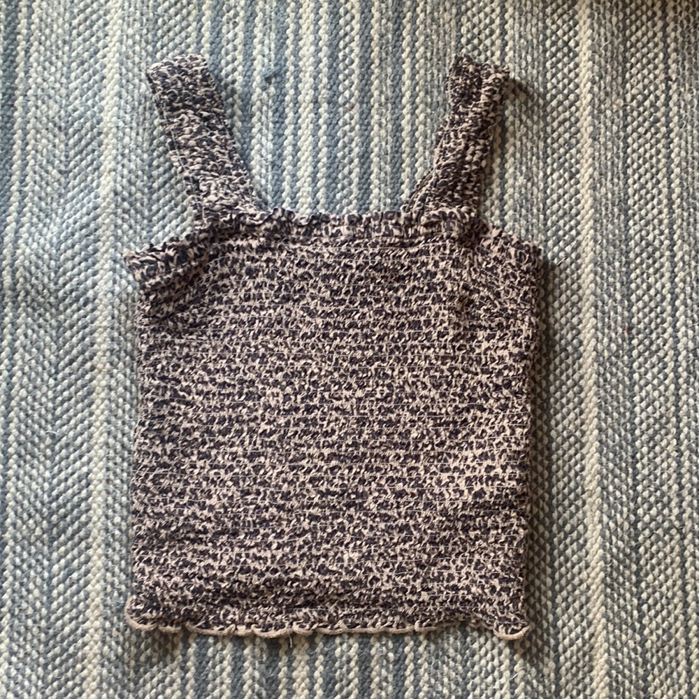 Abercrombie, animal print tank top, size XS